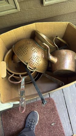 Copper Vintage Cookware Collectibles 