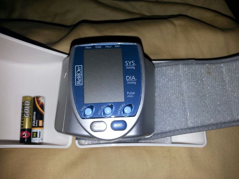 ReliOn Automatic Wrist Blood Pressure Monitor