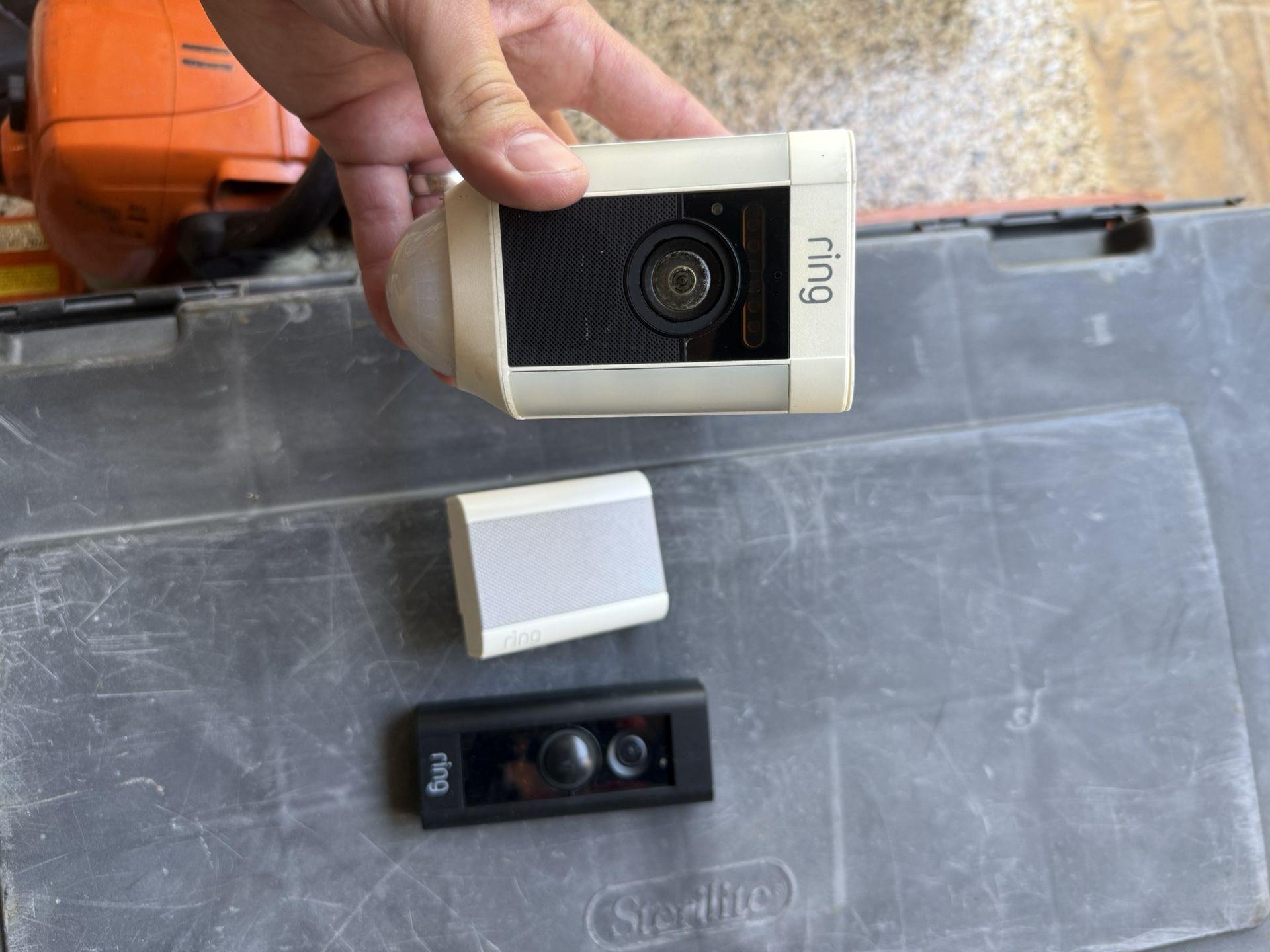 Ring Spotlight, Doorbell, And chime