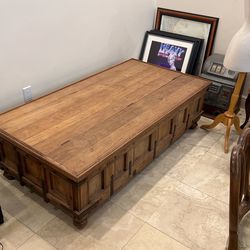 Center Table Old Reclaimed Indian Style Storage Extra Large Size