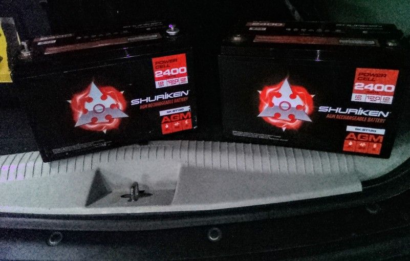 shuriken batteries for car stereo system