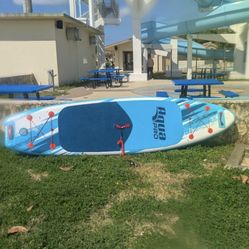 NEW Paddleboard Package, Inflatable Stand Up Paddle Board W/ Paddle, Pump & Carrying Bag !