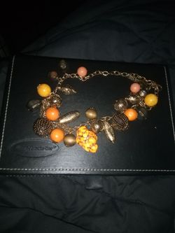 Vintage Chunky Cluster Necklace
