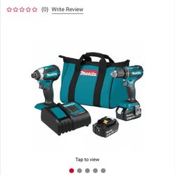 2xMakita LXT brushless:  2x 18V/3.0ah 