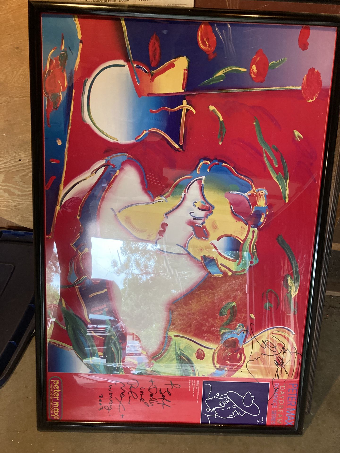 Peter Max signed poster