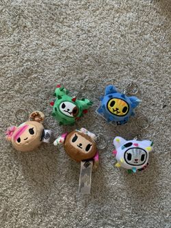 TOKIDOKI KEYCHAINS
