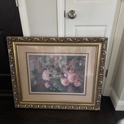 Large Gold Framed Picture 