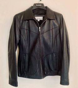 Vintage Wilsons Leather Ladies Black Leather Jacket
