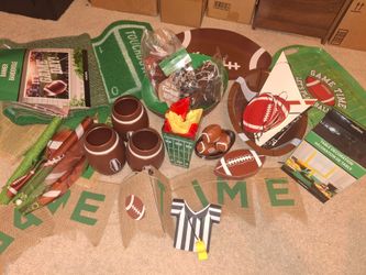 Football Game Day Party Decoration Bundle
