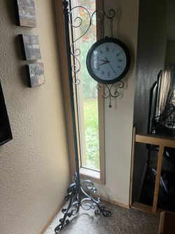 Tall Metal Clock