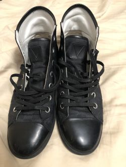 Blue Damier Leather Louis Vuitton Shoes Size 8
