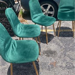 Chair Set Green 4