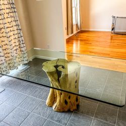 Glass Top Table 