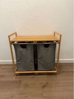 Laundry Basket & Shoe Rack