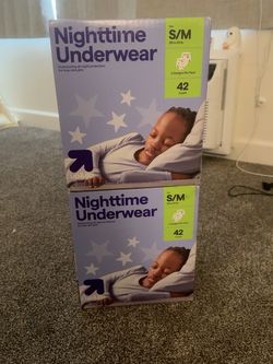 Up&Up Nighttime Underwear S/M 42-Count – 2 Boxes