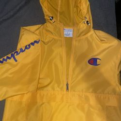 Small Champion Windbreaker Yellow 