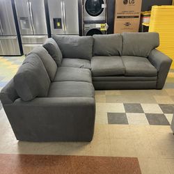 Dark Grey  Sectional Couch -family Couch 