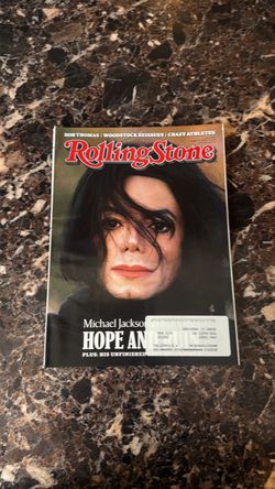 Rolling Stone Magazine Michael Jackson Cover Issue