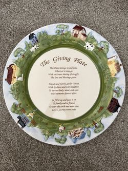 Thanksgiving Ceramic Decorative Plate