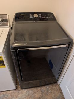Samsung Large Capacity Electric Dryer - Black Stainless