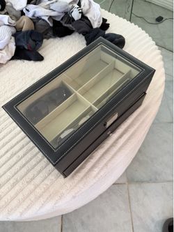 Glasses watch display storage case container