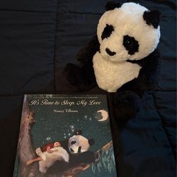 Nancy Tillman It’s time to sleep my love book and panda plush both for only $12!