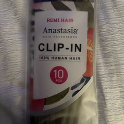 Remy 200% Human Hair – Straight – 18” Clip In