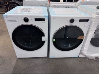LG Washer & Dryer Set WM6500HWA / DLGX6501W - New Open Box $1450