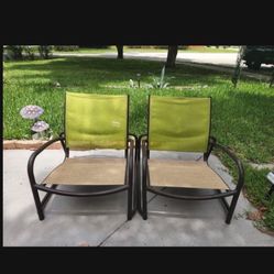 Volcano Bay Patio Chairs Neon Green 2 Available