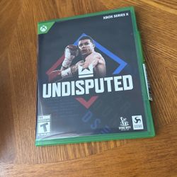 Xbox Series X Undisputed Video Game