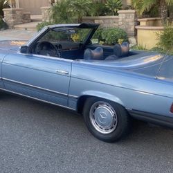 1975 Mercedes-Benz Sl 450 Convertible With Navy Blue Top And A Hard Top