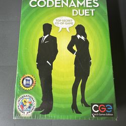 Codenames Duet Two Player Word Board Game COMPLETE sealed.