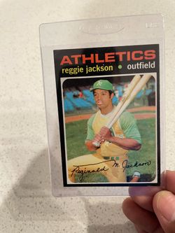Reggie Jackson vintage card   71 Topps