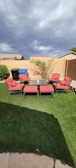 Arizona iron patio set