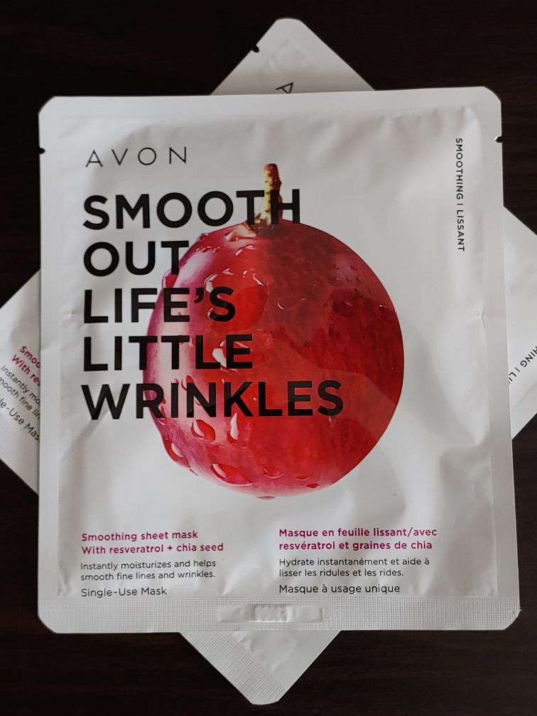 Avon Smooth Out Life's Little Wrinkles Smoothing Sheet Mask