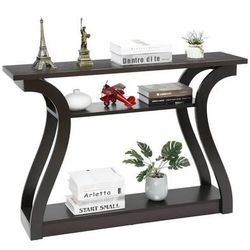 New Black curved table