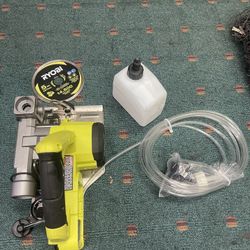 Ryobi 18V ONE+ HP Brushless 5" Handheld Tile/Masonry Saw (model PBLHTS01B). 