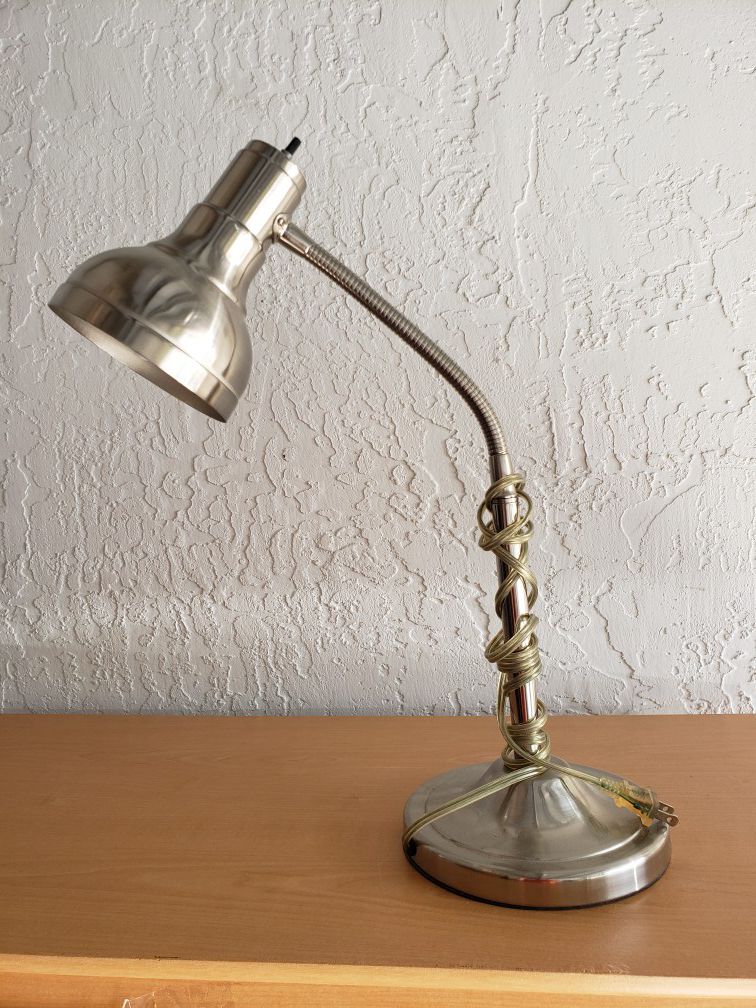 Stainless modern desk lamp