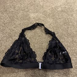 black bralette