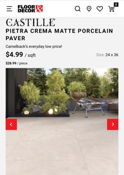 Castille porcelain tile