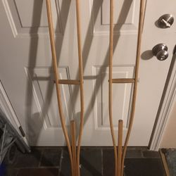 Nice Set Of Adjustable Crutches Only $15 Firm