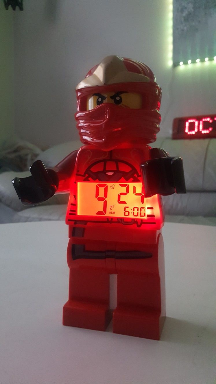 Lego Ninjago alarm clock 