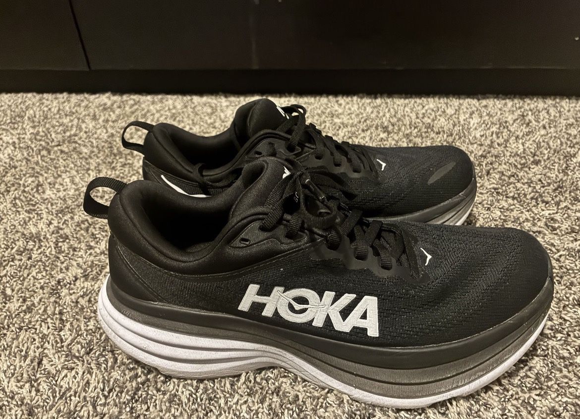 Black And White Womens Hoka Shoes