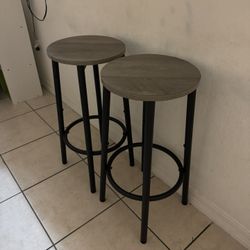 Two Bar Stools 