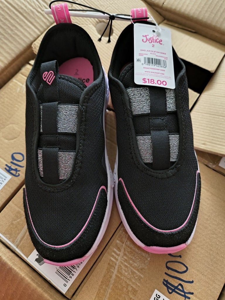 Little Girl Justice Shoes Size 2