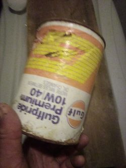 Old Gulf Oil Can