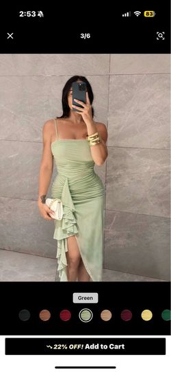 Green SHEIN dress