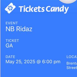NB Ridaz Tickets 