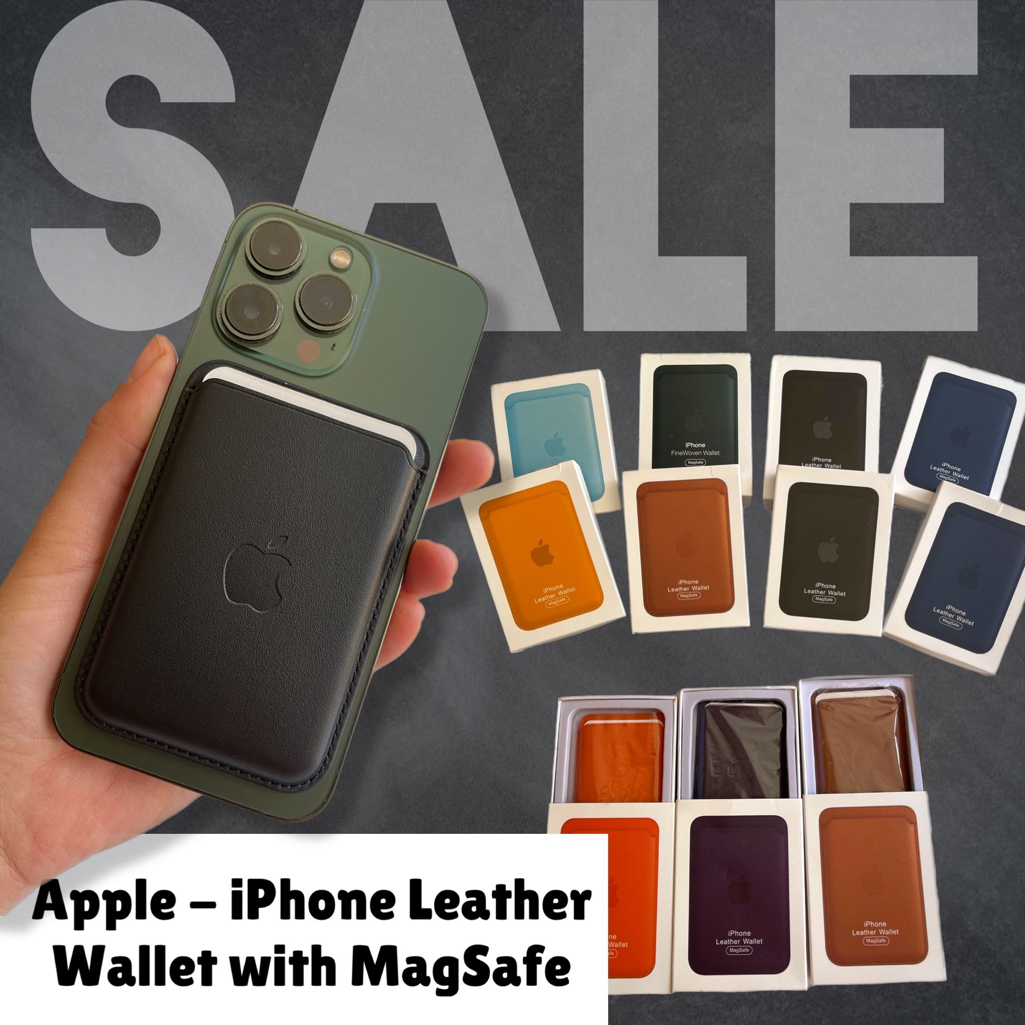 Apple - iPhone Leather Wallet with MagSafe 
