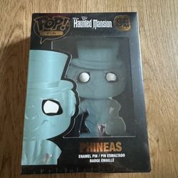 Disney Phineas Funko Pop! Glow in the Dark Pin The Haunted Mansion SE